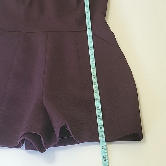 Ted Baker London Nuada elegant romper in rich purple, jeweled neckline size 2 - Picture 14 of 16